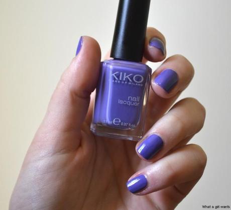 Kiko Dark Violet (332) : douceur printanière