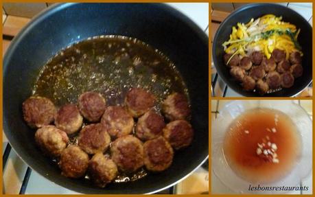 BOULETTES DE BOEUF AU CURCUMA ET SA POINTE DE PAPRIKA