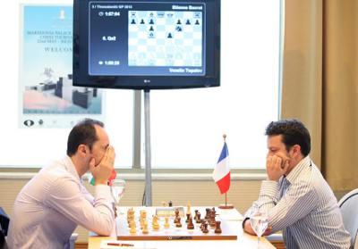 Ronde 8 : Veselin Topalov (2793) 0-1 Etienne Bacrot (2725) - Photo © Anastasia Karlovich 