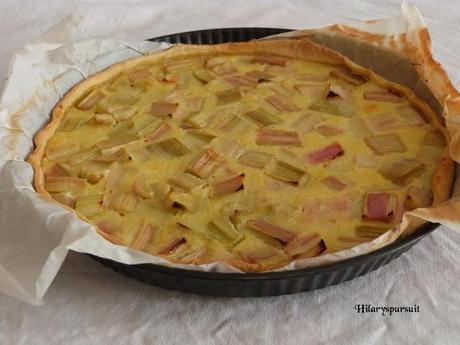 Tarte à la rhubarbe / Rhubarb pie