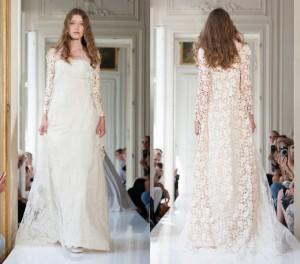 tendance robe de mariée 2013 guipure