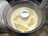 Gâteau aux poires caramelisées et au chocolat