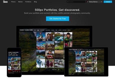 500px portfolios