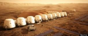 Une colonie martienne selon l'inspiration de Mars One