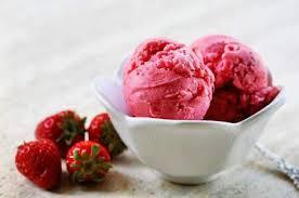 frozen yogurt fraise