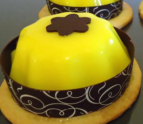 Entremets sirop d'agrume et mousse Zéphyr