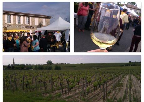 la 1ere fête du vin à Sauternes