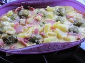 Flan choux bruxelles léger bacon vache