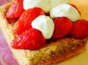 Tarte fraises, crème pistache