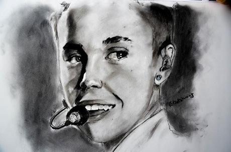 Justin Bieber en speed drawing (vidéo youtube)