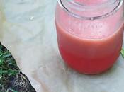 Limonade rose rhubarbe