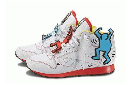 Hommes Classic Leather Mid Lux x Keith Haring