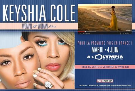 Keyshia Cole à L'Olympia le 04 juin prochain !