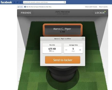 pipe facbook p2p Pipe: envoyez des fichiers de 1 Giga à vos amis depuis Facebook 