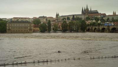 Prague sous les eaux...