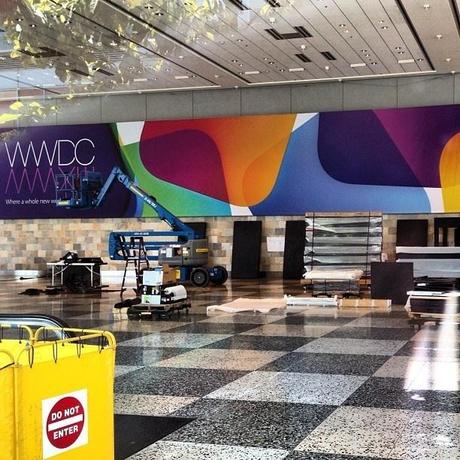 WWDC 2013, Apple habille le Moscone Center de San Francisco...