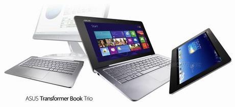 Computex 2013 : Asus Transformer Book Trio, un Ultrabook avec écran détachable sous Windows et Android