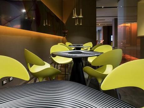 Visite déco : le bar du NHOW à Milan !