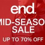 EndClothing: -25% sur toutes les commandes Soldes sur EndClothing, jusqu’à -70%