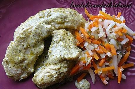 blancs de poulet à la ricotta et au pesto P1180819.JPG