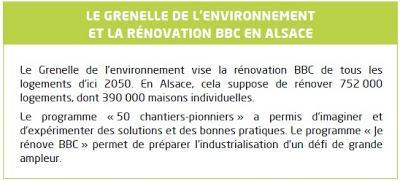 Passer de 50 à 500 rénovations BBC en Alsace,  à l'horizon 2014 !