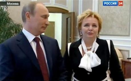 Vladimir et Lyudmila Poutine