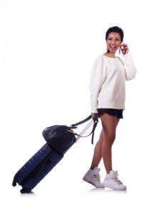 Woman preparing for summer vacation Sweat shirt, survêtement en coton ou legging, le nec plus ultra pour prendre l’avion !