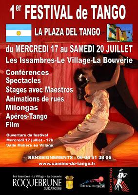 San Martín et Barrio de Tango au programme de Plaza de Tango, à Roquebrune [ici]