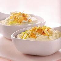 Fromage blanc battu au miel et amandes