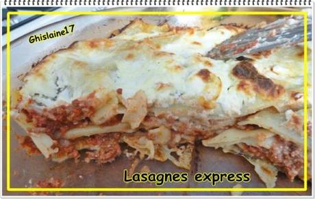 Lasagnes express