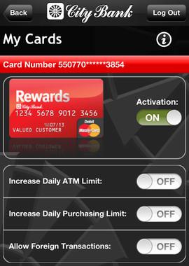 Application mobile de City Bank Texas