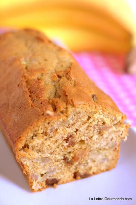 Cake à la banane pour la ronde interblogs n° 17