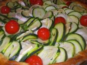 Tarte courgette-chèvre-tomate