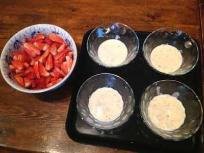 Verrine de fraises 1