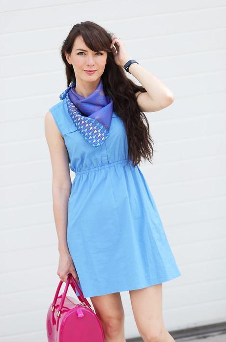 somewhere robe été michel herbelin marni furla esther bonté photo tendance bleue printemps ete 2013 Be blue