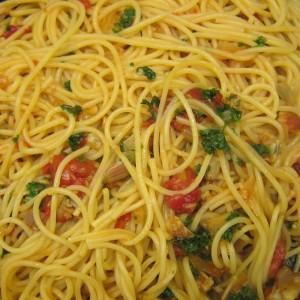 La recette du cahier de Mélody : spaghettis aux coques