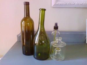 customiser des bouteilles d'huile et vinaigre