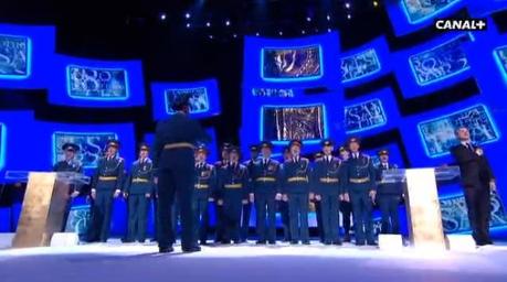 L'Armee Rouge chante La Marseillaise en Russe a la 38eme Ceremonie des Cesar