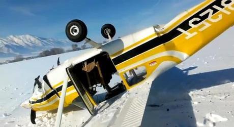Il filme le crash de son avion avec son telephone portable