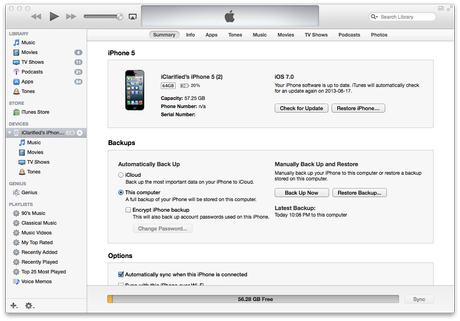 Liens directs pour Installer iOS 7 sur votre iPhone et ce sans compte développeur...