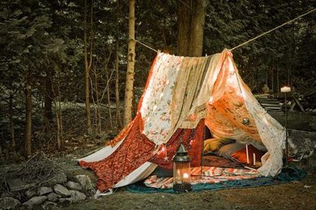 Set-up camping