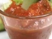 Recette d’ete concombre creme poivrons rouges