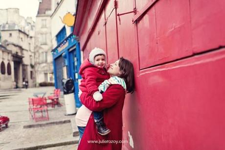 Séance photos femme enceinte et famille, Paris (75) : Laure et ses deux hommes