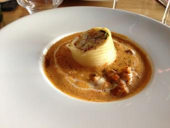 La Fourchette du Printemps Homard et Merlan en bolognaise  340x255