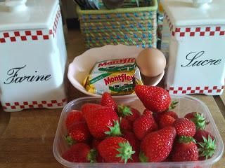 le petit dessert du week end : la tarte aux fraises