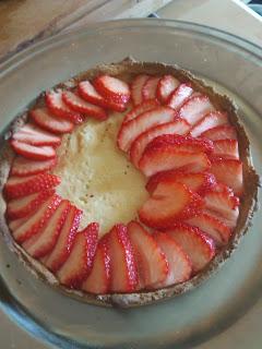 le petit dessert du week end : la tarte aux fraises