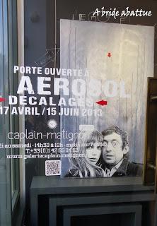 Jef Aerosol expose pour Nocturne Rive Droite à la Galerie Caplain-Matignon