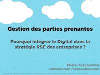 Parties Prenantes : Pourquoi intégrer le Digital dans la stratégie RSE des entreprises ? - par Comeen