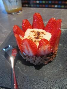 crousti fondant pralinoise fraises