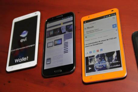 Evi Wallet et WalletHD, smartphones de 5,7 et 6 pouces sous Android